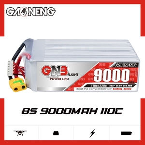 แบตเตอรี่ GAONENG GNB ความจุสูง 110C 220C 9000MAH 29.6V XT90S สำหรับโดรนขนาดใหญ่ 8S แบตเตอรี่สำหรับโดรนบิน - Product Image 1