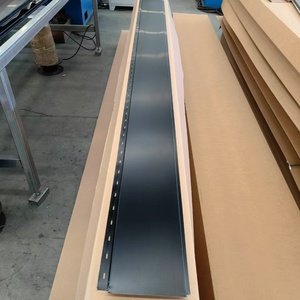 Panneau mural en aluminium de 6 pouces de <span class=keywords><strong>large</strong></span>, couleur noire, pour revêtement de façade en <span class=keywords><strong>bois</strong></span>, destiné au Canada - Product Image 1