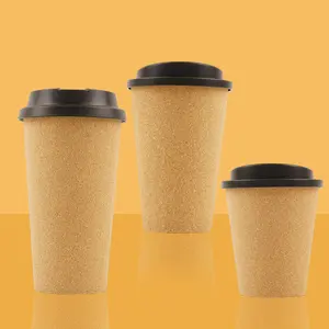 Custom Logo On Cup & Sleeve Packing Wheat Straw Cup
