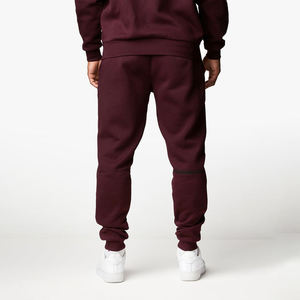 Classic Men's 100% Cotton Knitted Quick Dry Tracksuit with Seamless Fusing for Casual Winter Print Hoodie <b>Top</b> Pants - Product Image 2