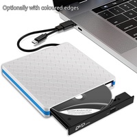 Portátil USB 3,0 y Puerto tipo C Dvd-Rw CD-Rw Drive Burner Compatible Win 11 Laptop Desktop iMac Disc Player Grabadora de CD externa