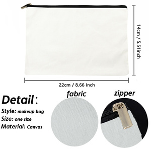 Borsa per il Trucco in Tela con Stampa 'Miglior Nonna <span class=keywords><strong>del</strong></span> <span class=keywords><strong>Mondo</strong></span>', Borse Cosmetiche con Cerniera per Viaggi, Pochette per Annuncio di Gravidanza - Product Image 3