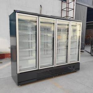 Tienda de comestibles Máquina integrada <span class=keywords><strong>vertical</strong></span> Pantalla Enfriador Pantalla Almacenamiento de alimentos <span class=keywords><strong>Congelador</strong></span> refrigerado por aire - Product Image 3