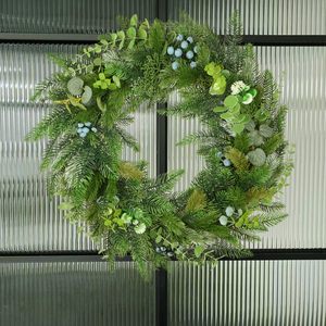 Đèn giáng sinh thiết lập vòng hoa với kỳ nghỉ Sao Hoa Berry chi nhánh Vòng hoa & vòng hoa - Product Image 1