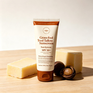 Crema <span class=keywords><strong>Solare</strong></span> SPF <span class=keywords><strong>50</strong></span>+ con Ossido di Zinco e Burro di Karité Biologico - <span class=keywords><strong>Protezione</strong></span> Naturale Impermeabile per Viso e <span class=keywords><strong>Corpo</strong></span> - Product Image 2