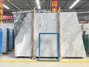Carreaux <span class=keywords><strong>de</strong></span> sol <span class=keywords><strong>et</strong></span> <span class=keywords><strong>de</strong></span> mur en marbre <span class=keywords><strong>blanc</strong></span> veiné à l'<span class=keywords><strong>encre</strong></span> naturelle, paysage moderne, hall d'hôtel, cuisine, villa, salle à manger extérieure - Écologique - Product Image 6