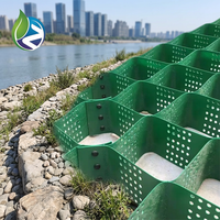 Grilles alvéolaires en polyéthylène haute densité ZhuYuan pour la protection des pentes et des caniveaux, avec garantie de 5 ans, design industriel