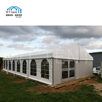 Tente de réception 10x20m, bâche de chapiteau, équipement de décoration pour événements, décoration de mariage, publicité, structures gonflables, tente d'événement extérieure pour mariage