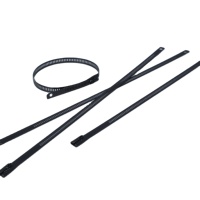 Attaches-câbles réutilisables autobloquants en acier inoxydable Barb-lock 480 x 13 mm