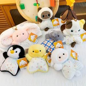 Peluche a Forma di Coniglio Sdraiato con Imbottitura in Cotone PP, Cuscino Super Morbido per Compagno da Scrivania e Regalo - Product Image 1