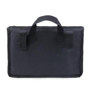 Borsa portaoggetti nera per sedie a rotelle con bracciolo tascabile porta accessori per riabilitazione - Product Image 1