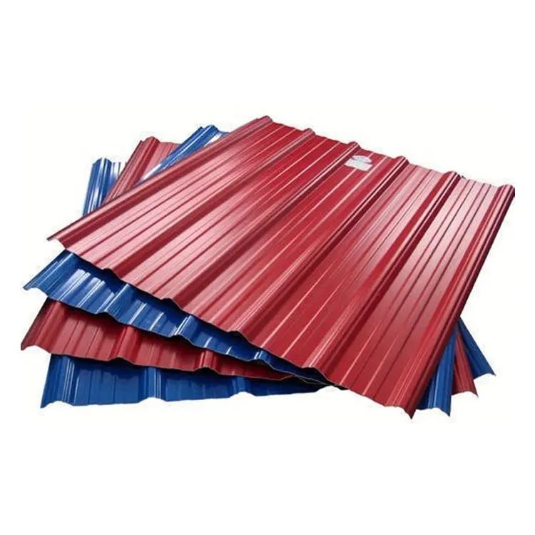 Steel Sheet Iron Roofing Gi Corrugated Metal Coated Galvanized Roof High-Strength Steel Plate Corrugated Steel Roofing Sheet