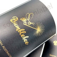 Étiquette de vin en rouleau de feuille d'or mat à impression personnalisée