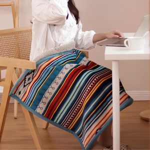 Chăn nỉ Sherpa Boho đặt may OEM ODM, chăn Aztec siêu mềm mại và ấm áp, chăn lông cừu flannel hai lớp - Product Image 4