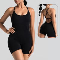 Combinaison une pièce pour femme, douce comme du beurre, à séchage rapide, très extensible, avec effet ventre plat, personnalisable avec logo OEM