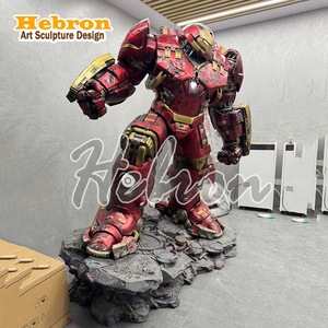 Venta al por Mayor de Fábrica: Estatua de Iron Man de Tamaño Real en Fibra de Vidrio y Resina para Decoración de Interiores, Escultura de <span class=keywords><strong>Hulk</strong></span> Buster en Tamaño <span class=keywords><strong>1</strong></span>/2 - Product Image 4