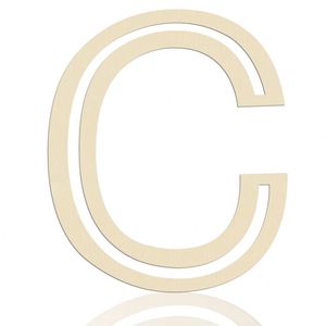 Letras de Madera Huecas Personalizables de Fábrica para Manualidades, Decoraciones Ecológicas para Colgar en la Pared - Product Image 3