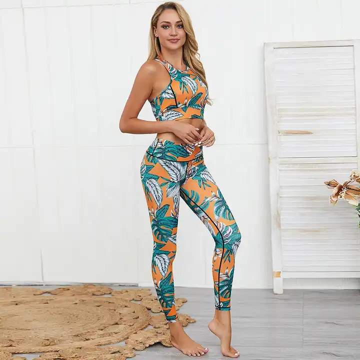 Leggings Print 3D Pants Sports Yoga Training Workout Cropped