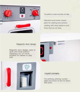 Bằng Gỗ Giả Vờ Chơi Nhà Bếp Thiết Lập Cho Trẻ Em-Thực Tế Đồ Chơi Nấu Ăn Cho Bé Trai Và Bé Gái - Product Image 5