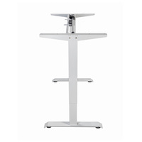 Bureau électrique moderne réglable en hauteur, ergonomique, en acier, avec moteur unique sans balais, vitesse rapide, extensible, pour la maison et le bureau