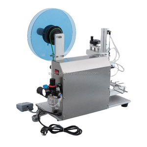 Máy dán nhãn bán tự động MT-60 cho nắp chai nhựa, hộp, túi thẻ, nhãn dán phẳng trên cùng bằng khí nén - Product Image 4