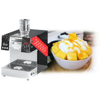 Machine à glace commerciale HENGZHI à affichage numérique 110-240V, refroidissement par air/eau, avec compresseur, pour les boutiques de desserts