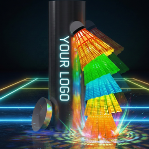 Volants <span class=keywords><strong>de</strong></span> <span class=keywords><strong>badminton</strong></span> d'entraînement à LED, durables, en nylon et plumes, pour usage intérieur/extérieur, lot <span class=keywords><strong>de</strong></span> 11 et lot <span class=keywords><strong>de</strong></span> 5 - Product Image 3