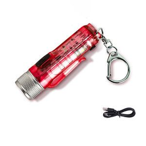 Nood Mini Multifunctionele Sleutelhanger Zaklamp T20 Usb Oplaadbare Pocket Kleine Waterdichte Mini <span class=keywords><strong>Led</strong></span> Zaklamp - Product Image 6