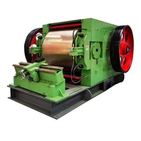 Concasseur d'argile entièrement automatique, broyeur à rouleaux en alliage de chrome, machine à blocs creux, machine à fabriquer des briques à vendre