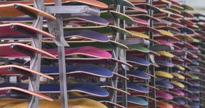 Professionale 7 Strati di Acero Grado Superiore Skate Board Ponti In Bianco di Skateboard Deck - Product Image 6