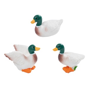 Adornos de Patos Mallard en Miniatura, Figuras Realistas de Resina para Jardín de Hadas, Micropaisaje, Decoración del Hogar y Exteriores - Product Image 5