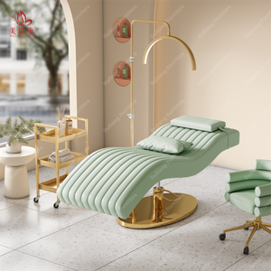 <span class=keywords><strong>Table</strong></span> <span class=keywords><strong>de</strong></span> <span class=keywords><strong>Massage</strong></span> Moderne Luxe Noir et Or, Lit <span class=keywords><strong>de</strong></span> Soin Facial Cosmétique, Lit Inclinable pour Extension <span class=keywords><strong>de</strong></span> Cils, pour Salon <span class=keywords><strong>de</strong></span> Beauté et Spa - Product Image 2
