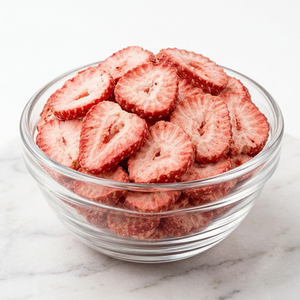 Tranches de fraises lyophilisées de qualité supérieure, 100% fruits naturels, véganes, en vrac, sucrées, saines, prêtes à manger - Product Image 5