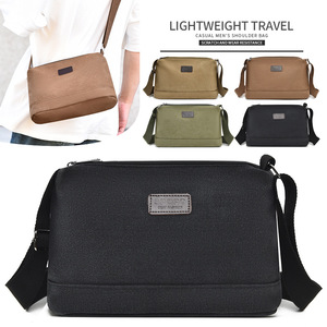 Men's <b>Canvas</b> Shoulder <b>Bag</b> <b>Large</b> Capacity Lightweight Casual Crossbody <b>Bag</b> For Everyday Use - Product Image 1