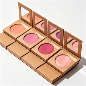 Paleta de Rubor Mineral Prensado de Marca Privada, Altamente Pigmentado, Mate, Maquillaje Facial Natural con Espejo - Product Image 2