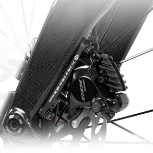 Vélo de course sur route <span class=keywords><strong>Twitter</strong></span> Cyclone III entièrement en carbone Shimano 105 R7120 24 vitesses, freins à disque hydrauliques, roues en carbone 60 mm, CE ISO DDP - Product Image 4