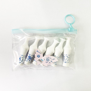 ปากกาเรืองแสงความแปลกใหม่ปากกาเน้นข้อความสีพาสเทลน่ารักขนาดเล็กปากกาเน้นข้อความศิลปะสีสำหรับเด็ก5ชิ้น/เซ็ต - Product Image 4