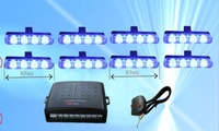 Grille stroboscopique led pour véhicule, kit d'éclairage avant pour voiture, à montage de surface, lumière d'urgence
