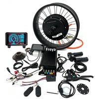 Moteur de moyeu QS205 72V3000W/5000W pour roue arrière à pneu large 20x4.0 pouces, kits de conversion de vélo électrique Super73 avec moteur de moyeu électrique 150/170/190mm