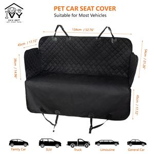 Protector de asiento trasero de coche 4 en 1, estera de hamaca lavable, protección impermeable para perros y mascotas, conjunto de cubierta de asiento de coche - Product Image 3