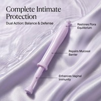 Gel Intime Naturel Postbiotique Double Action Anti-Bactérien Équilibre du pH Resserrement Contrôle des Odeurs Anti-Inflammatoire Réduit les Impuretés