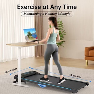 Trong nhà điện Mỏng Chạy máy có thể gập lại mini đi Bộ Máy chạy bộ Pad Điều chỉnh tốc độ để sử dụng nhà - Product Image 2