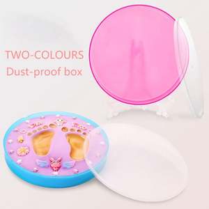 Kit de Molde de Arcilla para Huellas de Manos y Pies de Bebé, Marco de Fotos DIY, Plastilina Polimérica, Kit 3D para Moldear la Arcilla del Bebé y Marco - Product Image 3