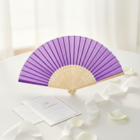 Kipas Tangan Sutra Bunga Plum Cina Grosir, Hadiah Tradisional, Kipas Pernikahan