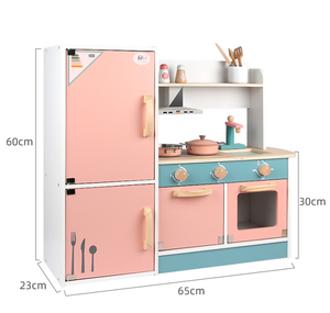 Jouet de cuisine pour bébé différents styles Montessori Pretending Role Play Simulation Cooking toy big Wooden Kitchen Sets toy - Product Image 1