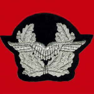 Insignia Bordada Personalizada GERMAN EAGLE-660 con Ancla y Corona de Laurel, Parche de Tela Cosido para Uniforme - Product Image 1