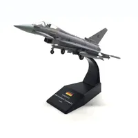 1/100 Ölçekli Eurofighter Typhoon EF2000 Almanya Askeri Metal Uçak Modeli Koleksiyonluklar için