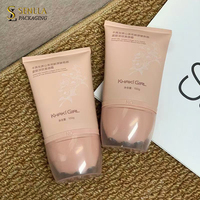 Tube de crème de massage corporel souple en LDPE, design de luxe 2026, vide, 100 ml, 120 ml, avec logo personnalisé et billes métalliques