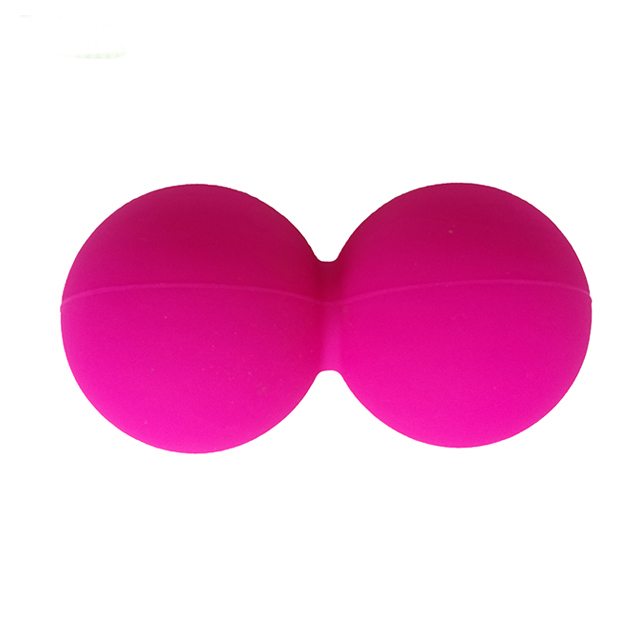 Силиконовые физиотерапевтические двойные массажные мячи для Лакросса с пользовательским логотипом