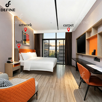 Meubles d'hôtel de luxe modernes pour chambres d'hôtes 3, 4 et 5 étoiles, suites, meubles sur mesure, ensembles complets de meubles de chambre d'hôtel